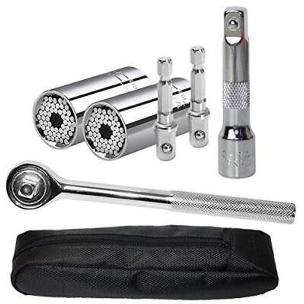 Universal Socket Wrench Tool set (7-19mm) Multi-Function Professional Socket