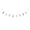 Mud Pie Bottle Brush Bunny Garland; 60"