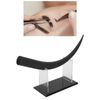 Large Eyelash Model Display for Training, False Lashes Demonstration Tools with Plastic Stand, 300X Magnification Effect, Flat Bottom Design, Suitable for Eyelash Extensions