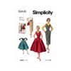 Simplicity Schnittmuster S9449 Damenkleid, Pullover und Röcke