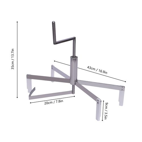 MUSESPANI 40cm Stainless Steel 304 Crepe Spreader Tool and Pancake Maker - Pizza Batter Cooking Tegulator for Baker and Home Use (44 * 37cm)