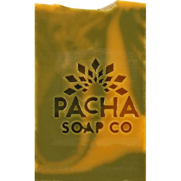 PACHA SOAP Spearmint Lemongrass Bar Soap, 4 OZ