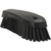 Vikan 38909 Stiff Scrub Brush, Polypropylene, Polyester Bristle, 8", Black
