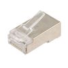 NavePoint CAT6A Ethernet RJ45 Plug, FTP, 50 Pack, C6A-8P8C, CE Compliance