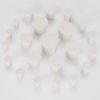 Labasics Solid Rubber Stoppers Set, White Tapered Lab Seal Rubber Stoppers (22-Pack, 000#-7#)