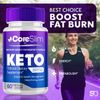 (3 Pack) Core Slim Advanced Keto Formula, Core Slim Keto Support (180 Capsules)