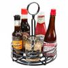 Condiment Basket Ø 20X25 Cm Black Iron - 1 Units