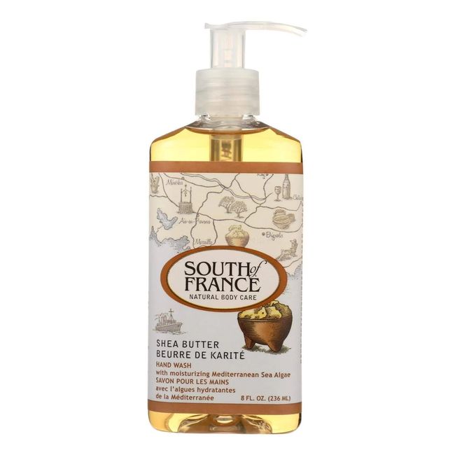 South of France Shea Butter Hand Wash, 8 Ounces