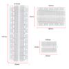 LT Easiyl 1 Set of Breadboard Kit with 6 Colors 170 Points Breadboard 400 Points Breadboard 830 Points Solderless Breadboard for Electronics Prototyping