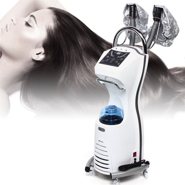 Professional Salon Hair Steamer 7 in 1 Rolling Ozone Stand Hair Dryer Color Processor Oil Treatment Machine 700W, Perming Hairdress Salon SPA Machine with Wheels