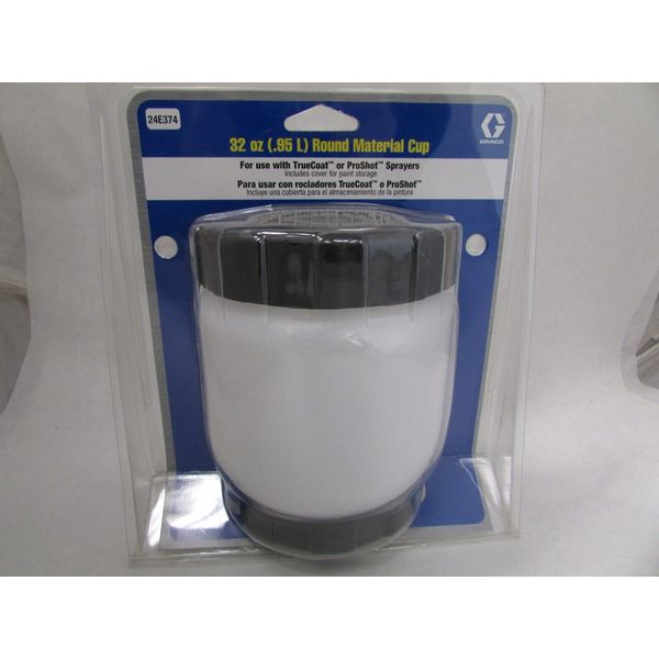 Graco TrueCoat ProShot Sprayers 32 oz Round Material Cup 24E374