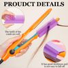 GEDEUBAN 4 PCS Comb Attachment for Flat Iron, The Grip Comb