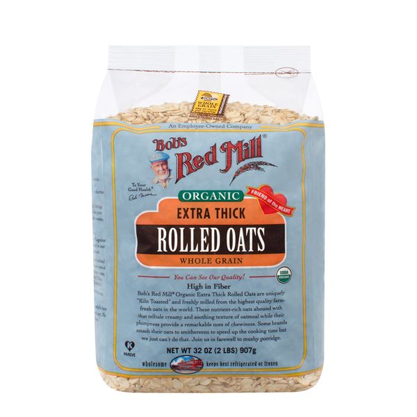 Bob's Red Mill - Organic Oats Rolled Thick, 32 Ounces