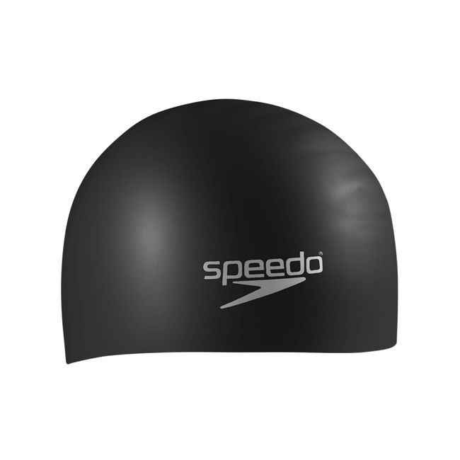 Speedo Unisex-Adult Swim Cap Silicone Long Hair Speedo Black