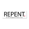 CafePress Repent Car Magnet, 10" x 3", Bumper Magnet