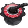 Lid Assembly, Praher ABS Top/Side Mount Valves, 2", Blk, 125gpm