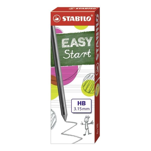 Stabilo EasyErgo 3.15mm 7890/6-HB Refill Leads HB