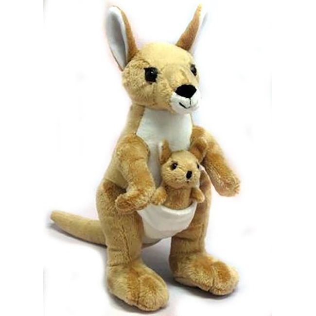 Wishpets Stuffed Animal - Soft Plush Toy for Kids - 10.5" Kangaroo