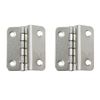 2PCS Three Fold Retro Shutter Hinge,Half-Surface Chest Hinges,Folding Butt Door Hinges,12mm Splint