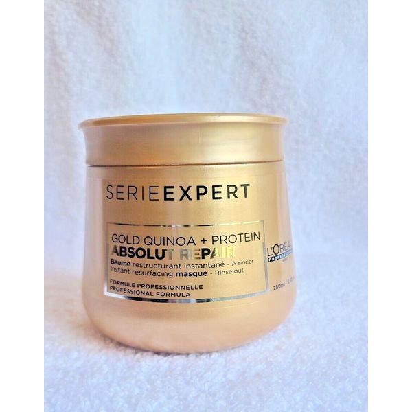 L'OREAL Serie Expert Absolut Repair Gold Quinoa + Protein Masque, 8.4fl Oz