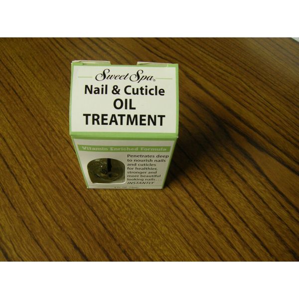 4445) Sweet Spa Nail & Cuticle Oil Treatment Vitamin Enriched Formula .5 fl oz