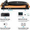 Vinyl Record Player Wireless Bluetooth Turntable HiFi System Magnetic Cartridge