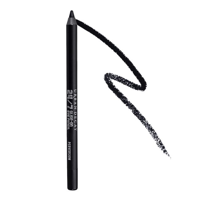 URBAN DECAY 24/7 Glide-On Waterproof Eyeliner Pencil - Long-Lasting, Ultra-Creamy & Blendable Formula - Sharpenable Tip – Perversion (Blackest Black with Matte Finish) - 0.04 Oz