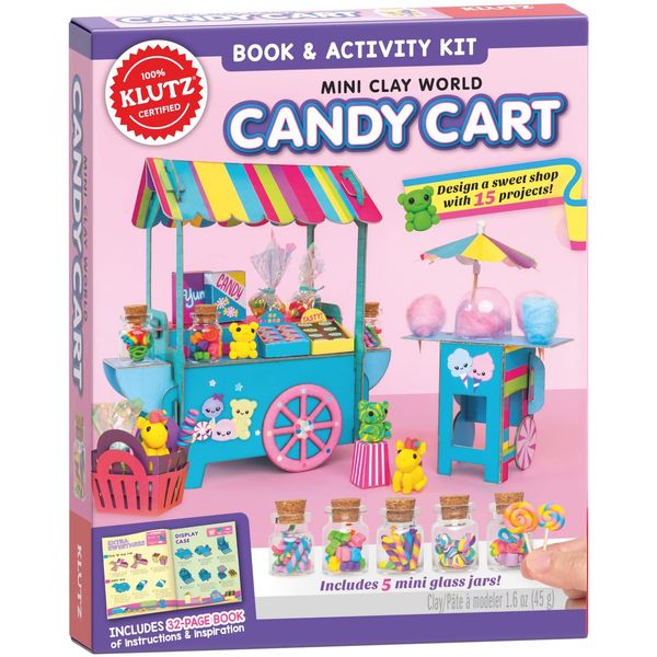 Klutz Mini Clay World Candy Cart Craft Kit