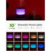 InnoGear Diffusers for Essential Oils, 300ml Oil Diffuser Aromatherapy Diffusers Aroma Ultrasonic Cool Mist Humidifier 4 Timers Color Changing Lights Auto-Off, Dark