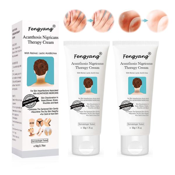 Fengyang 2Pcs Creme zur Korrektur dunkler Flecken, Acanthosis Nigricans Therapiecreme, Skin Lightening Dark Spots Corrector, Dark Spot Remover