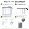 Sloped Heavy-Duty Window Well Cover (40" Width x 16" Length)