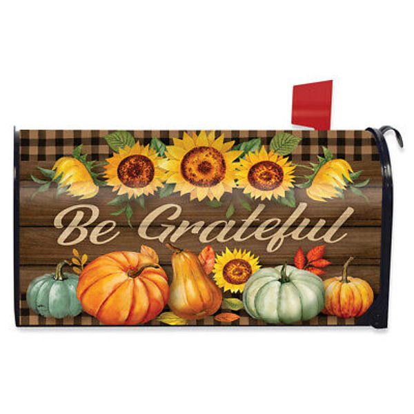 Briarwood Lane Be Grateful Fall Oversized Mailbox Cover