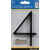 Distinctions 843194 Black Floating Mount 5-Inch House Number 4