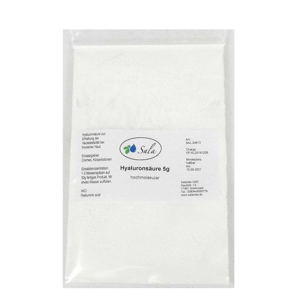 Sala High Molecular Hyaluronic Acid (5 g Bag)