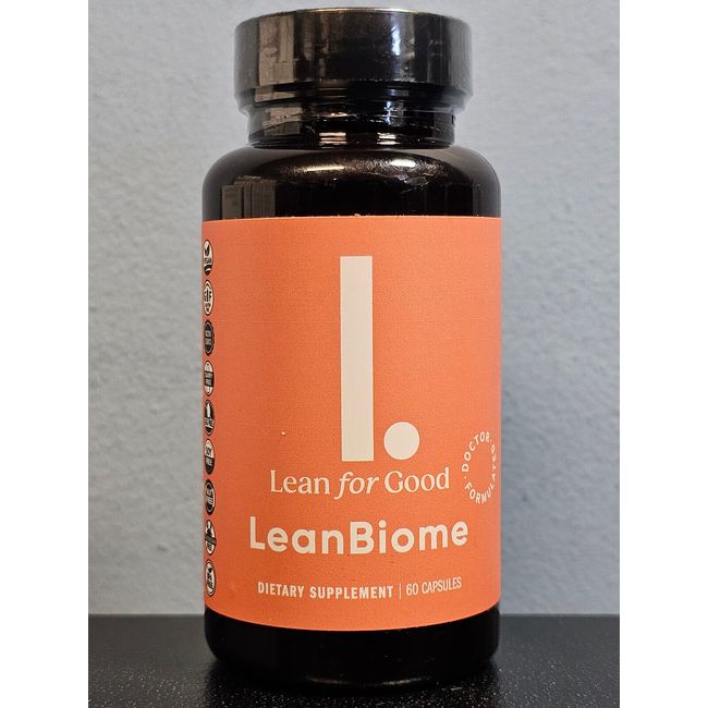 Lean for Good LeanBiome Lean Biome 60 Capsules - New / Sealed! Exp 8/2025