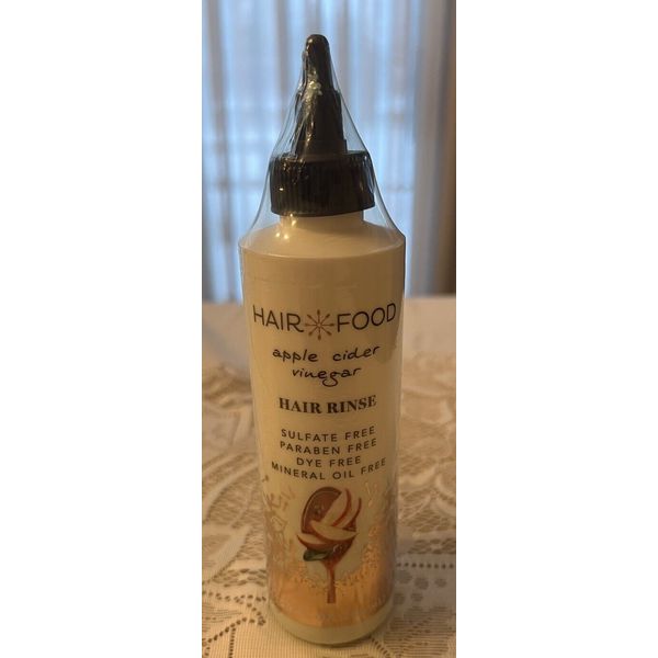 Hair Food 6.7 Oz Apple Cider Vinegar Hair Rinse Sulfate & Paraben Dye Free