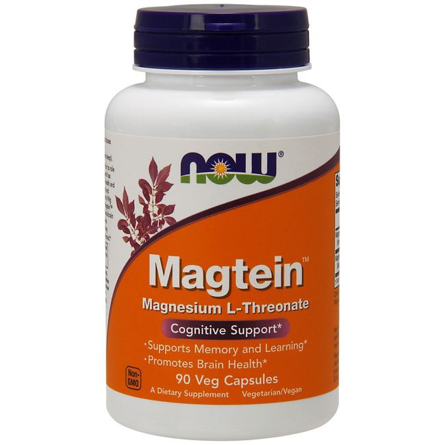 NOW Foods Magtein, 90 Veg Capsules