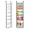 8-Tier Over the Door Pantry Organizer Hanging Storage Rack Adjustable Kitchen