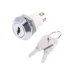 uxcell Push Button Switch, Push Button Switch, ON OFF, Electric Key Lock, Plastic, 2 Position, 0.6 inches (16 mm)