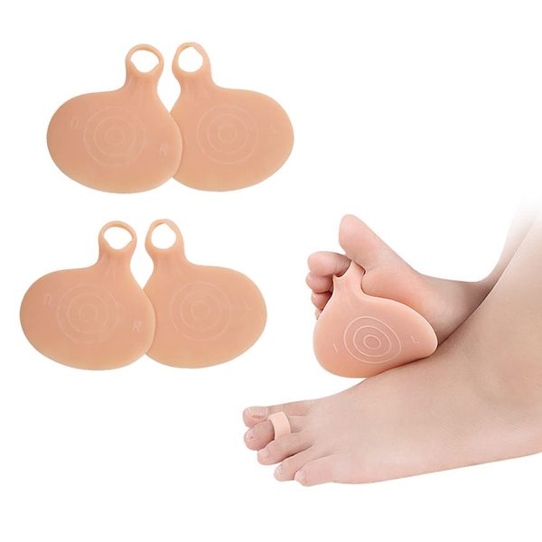 Insoles for High Heels, Half Insoles, (4 Pairs), Shock Absorption, Anti-Slip Insole, Pain Prevention, Soft Insole, Adjustable Shoe Size, Fit Shoes, Heels, Insoles