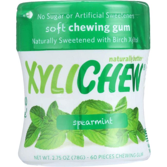 XYLICHEW SPEARMINT CHEWING GUM 60 PIECES