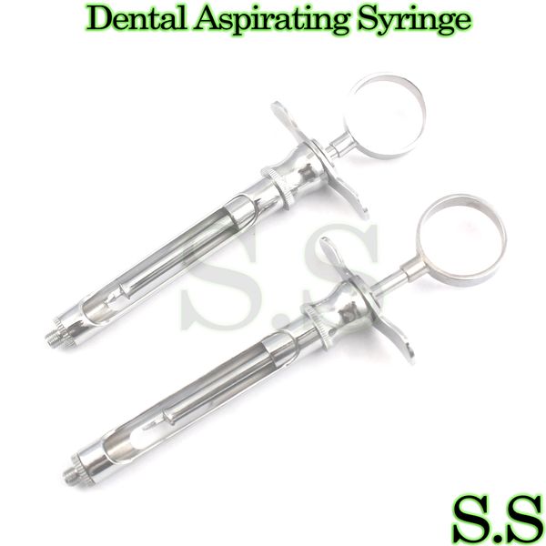 2-Dental Aspirating Syringe,dentist Surgical Instruments