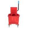 35 QT Red Combo Mop Bucket & Side Press Wringer Lavex