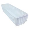 8 Storage Baskets 10x3" & 12 Label Holders, White, SKU# 655457974239