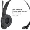 Trucker Bluetooth 5.4 Wireless Headset With Noise Cancelling Mic For Phones PC