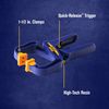 Quick-Grip Irwin 59100 Handy Adjustable Clamp with Quick Release Lever