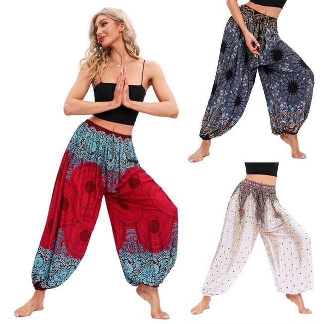 Harem Pants Women Men / Boho Yoga Pants / 100% Cotton -  Canada