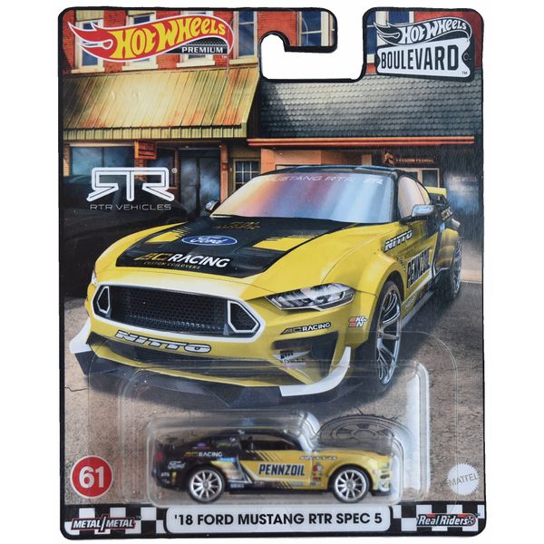 Hot Wheels '18 Ford Mustang RTR Spec 5, Boulevard