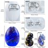 Dragon Egg Silicone Mold Set for Epoxy Resin Casting