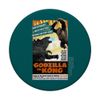 Godzilla vs Kong - Titan-Vision Retro Poster PopSockets Swappable PopGrip